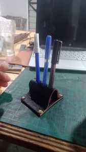 Porte-stylo en cuir véritable pour bureau, étui pour stylo plume de direction, porte-crayon de bureau, support pour stylo plume, cadeaux personnalisés - Product Image 4