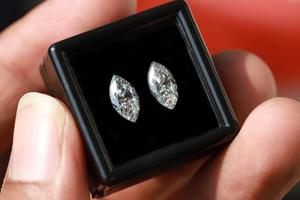 Igi ได้รับการรับรอง0.59 CT Marquise CUT Lab เติบโตขึ้น VS1ชัดเจนเป็นมิตรกับสิ่งแวดล้อม H COLOUR เพชรมรกตเพชรหลวมเครื่องประดับผู้หญิง - Product Image 2