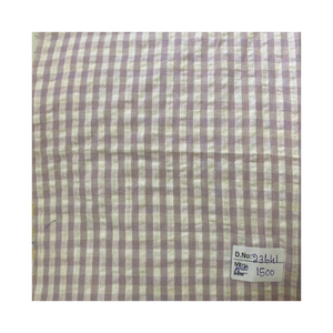 Tela tejida KVR personalizada reciclada 100% Color sólido Jacquard Seersucker Bubble Crepe Seersucker - Product Image 3