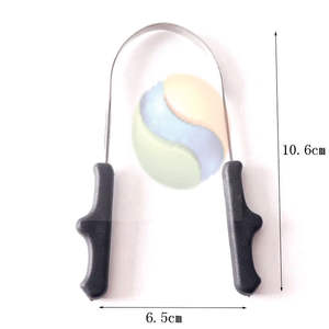 Grattoir lingual en cuivre de qualité supérieure, nettoyant naturel pour la détoxification buccale, grattoir lingual en cuivre pur pour les soins bucco-dentaires, outil pour éliminer la mauvaise haleine - Product Image 5