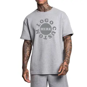 Высококачественные футболки больших и высоких размеров/футболка большого размера по индивидуальному заказу в стиле «хип-хоп»