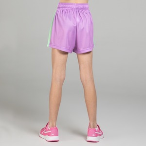 Short de sport taille moyenne pour femme avec fermeture à cordon de serrage Motif solide Toile tricotée Impression par transfert par sublimation - Product Image 3