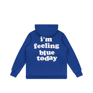 Sudaderas con capucha estampadas para hombre al por mayor de tendencia superior OEM nuevo diseño sudaderas con capucha estampadas de talla grande sudaderas con capucha para hombre con logotipo personalizado más vendido - Product Image 1