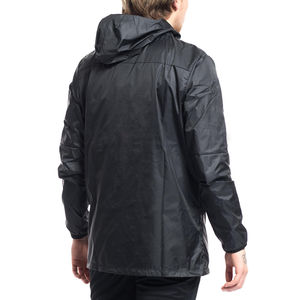 Chaqueta Impermeable Cortavientos para Hombre, Profesional, Económica, al por Mayor, 100% Poliéster, Negra, con Capucha, para Senderismo y Trekking, Personalizable - Product Image 2