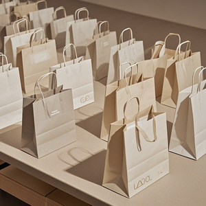 Kraft Paper Custom <b>Luxury</b> Shopping <b>Gift</b> <b>Bag</b> for Clothing Low MOQ with Private Brand Logo for Supermarket Promotion - Product Image 1