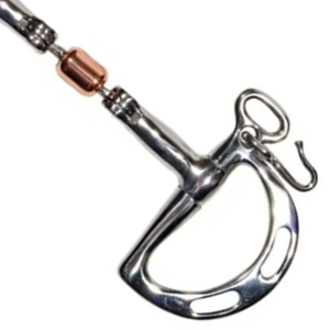 Bocados para Caballos Uxeter Kimberwick de Acero Inoxidable de 18 mm con Doble Bisagra, de Última Tendencia, Diseño de Tamaños Personalizados - Product Image 1