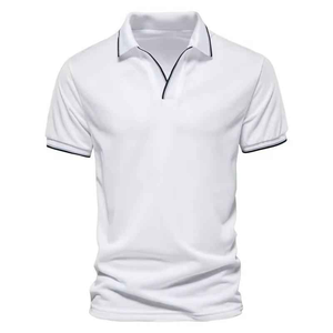 Polo homme classique, chemise décontractée en tissu doux, idéale pour les tenues quotidiennes et le confort. - Product Image 6