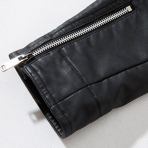 Calidad superior al por mayor precio de diseño personalizado chaqueta de cuero de los hombres de piel original para la venta en línea - Product Image 3