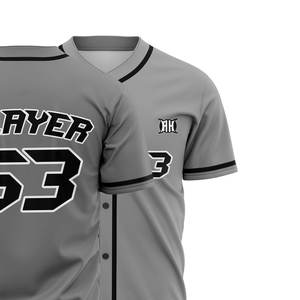 Vêtements de sport unisexes respirants d'uniforme léger adapté aux besoins du client de baseball avec des uniformes de Offre Spéciale de base-ball de prix bon marché de couleur faite sur commande - Product Image 2