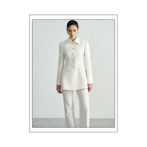 Blazer de mujer a buen precio, traje de camisa de amistad con 2 bolsillos, chaqueta de tela de alta calidad, papel de regalo, mayorista de Vietnam Whiteant - Product Image 4