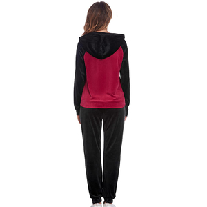 ชุดวอร์มผู้หญิงแบบสองชิ้น สวมใส่สบาย ผ้าเนื้อนุ่ม เหมาะสำหรับออกกำลังกาย ฟิตเนส และแฟชั่นในชีวิตประจำวัน - Product Image 5