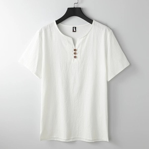 เสื้อยืดโฆษณาแขนสั้นผ้าฝ้าย100% ปักโลโก้วัสดุโพลีเอสเตอร์/ ผ้าฝ้าย - Product Image 5