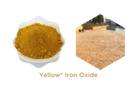 Pigment d'oxyde de fer jaune prix bon marché chinois pour colorant de papier