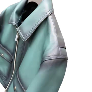 2025 Cactus maïs pomme plante veste en cuir végétalien BIO à base écologique dégradable en cuir veste imperméable - Product Image 5