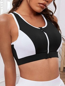 Sujetador deportivo para mujer más vendido, nuevo estilo de moda en color sólido, ligero y de alta calidad, opciones de talla grande disponibles - Product Image 5