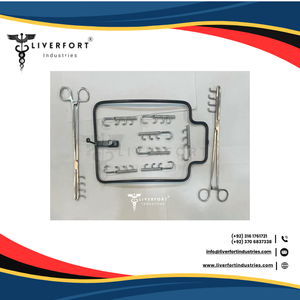 Juego de instrumentos veterinarios de rumenotomía Premium Alemania inoxidable hecho utilizado en tratamiento de animales 11 PCS por LIVERFORT INDUSTRIES - Product Image 2