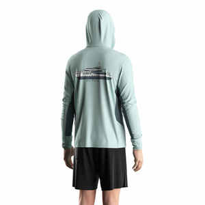 Sweat à capuche en denim le plus vendu avec logo personnalisé pour hommes, commande en gros - Product Image 3