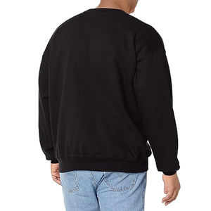 Sudadera con capucha de manga larga con cuello redondo y gofre liso para hombre Otoño Invierno nueva colección suelta hecha de poliéster/algodón Terry QST - Product Image 5