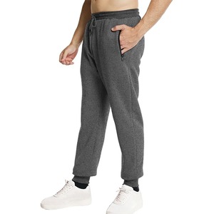 Nouveaux pantalons de survêtement poches zippées latérales hommes Joggers pantalons de survêtement taille élastique Sport pantalons décontractés Baggy Fitness vêtements de sport - Product Image 1