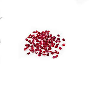 Rubis naturels de Bangkok, ovales calibrés 3x4mm 4x5mm, qualité supérieure, pierre précieuse en cristal, taille brillante, personnalisable, traité thermiquement, rose-rouge - Product Image 4