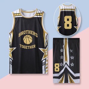 Maillot de basket-ball double face pour hommes et enfants Uniformes de sport à séchage rapide Ensembles respirants pour le basket-ball pour enfants - Product Image 4