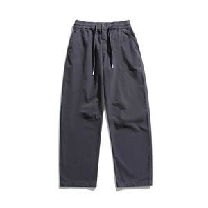 กางเกงจ็อกเกอร์ผ้าคอร์ดูรอยทรงตรงเอวยางยืดใส่สบายสำหรับผู้ชายคุณภาพดี ปี 2026 พร้อมโลโก้แบบกำหนดเอง - Product Image 4