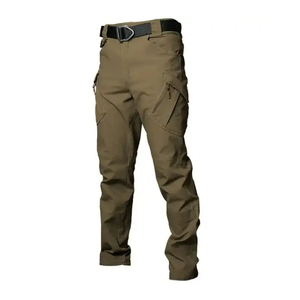 Pantalones tácticos de cintura media para hombre, tela Oxford impermeable de alta calidad para exteriores, estampado informal con múltiples bolsillos para entrenamiento, pantalones Cargo - Product Image 1