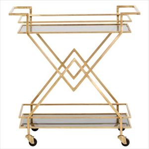 La mejor calidad superior moderna de lujo al por mayor de diseño estándar de decoración de lujo único carrito de servicio para la venta - Product Image 4