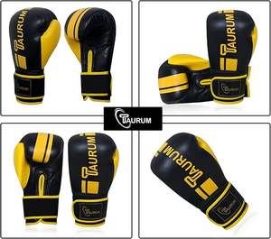 Gants de MMA professionnels personnalisés avec logo, gants de boxe en cuir PU, personnalisables, meilleurs gants d'entraînement de Muay Thai, gants de boxe - Product Image 5