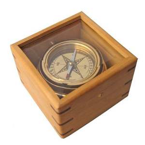 Brújula Náutica Antigua de Metal con Acabado de Latón, Instrumento de Navegación Marítima Vintage, Regalo Decorativo para Marineros y Viajeros - Product Image 6