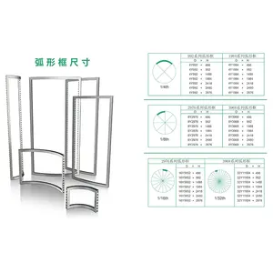 TIANLANG Panneaux d'affichage modulaires en tissu 62MM pour exposition, assemblage rapide - Product Image 2
