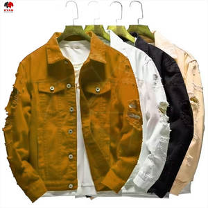 Veste en jean d'hiver pour homme Ryan Pro Gear, coupe-vent et imperméable, tissu tricoté, fermeture à bouton unique, doublure en soie, service OEM - Product Image 3