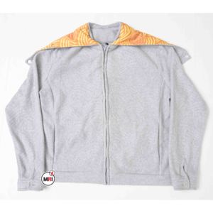 เสื้อมีฮู้ดสำหรับผู้หญิงเสื้อมีฮู้ดแบบซิปสามารถใส่กลับด้านได้สีทึบออกแบบได้ตามที่ต้องการ - Product Image 5