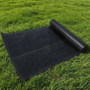 Toile <span class=keywords><strong>géotextile</strong></span> tissée durable, paillis respirant pour couverture du sol, protection contre les mauvaises herbes pour aménagement paysager 4ft x 50ft - Product Image 1