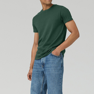 Camiseta lisa de alta calidad para hombre, venta al por mayor, camisetas en blanco de manga corta con logotipo personalizado para hombre, camisetas unisex de talla personalizada - Product Image 2