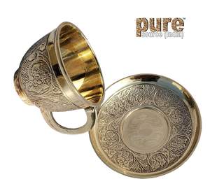 Vasos de Latón al por Mayor, Recipientes para Beber de Latón Pulido de Primera Calidad, Ideales para el Hogar, Hoteles, Cafeterías, Templos y Servicios de Catering para Eventos, Precio de Exportación - Product Image 5