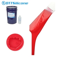 Caoutchouc de silicone liquide 20A pour la fabrication de moules de statues en plâtre, caoutchouc de silicone RTV-2