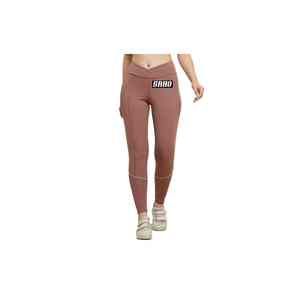 OEM ODM GAA Leggings de yoga à motif solide pour le sport Tissu anti-transpiration extensible dans les quatre sens Fabricant pakistanais pour clubs de sport - Product Image 2