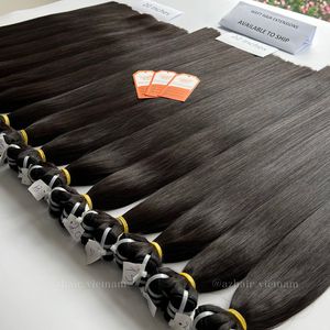 Weft <b>Hair</b> Bundles Bone Straight Super Smooth Silky No Tangle <b>Hair</b> Extensions Ready to Ship Worldwide - Product Image 6