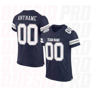Maillot de football américain de haute qualité, vêtements de sport OEM, maillot de football en polyester, logo d'équipe, sublimation, uniforme de football américain - Product Image 1