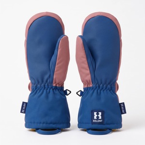 Mitaines de ski personnalisées pour enfants à poignets longs (paire) – Mitaines pour enfants 240 GSM – Vente en gros OEM - Product Image 2
