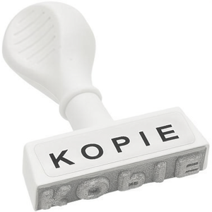 WEDO 45 X 4mm Tampon de texte en plastique pour copie - Product Image 1
