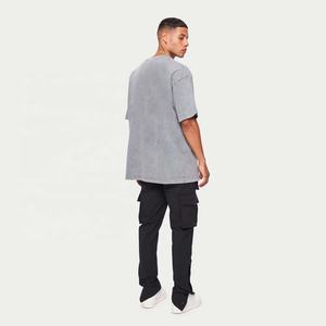 T-shirt délavé à l'acide pour t-shirts graphiques pour t-shirts vintage unisexes t-shirts vintage surdimensionnés pour hommes t-shirt délavé à l'acide en coton - Product Image 4