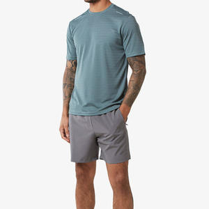Conjunto Deportivo de Verano para Hombre de 2 Piezas, Sublimado, Transpirable, Informal, con Camiseta de Manga Corta y Pantalones Cortos de Algodón - Product Image 3