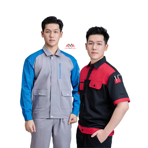 Uniforme de Trabajo para Trabajadores de la Construcción, Talla Grande, Azul y Negro, Ropa de Trabajo para la Industria Petrolera y de Gas - Product Image 2