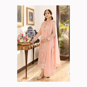 Paquistaní de alta calidad tamaño personalizado invierno Casual Shalwar Kameez mejor costura calidad Ready Wear Lehenga Choli vestidos - Product Image 4