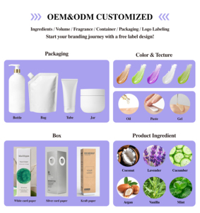 Gatase Natural Organic <span class=keywords><strong>Lavender</strong></span> & Rose Óleo Hidratante Cabelo OEM Personalizado Private Label