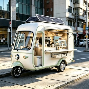 Food Truck Vintage Retrò di Tendenza con Cucina Completa e Bar Espresso per Servizio Mobile di Bevande Specializzate - Product Image 5