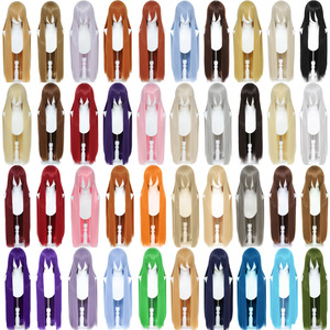 <span class=keywords><strong>Parrucca</strong></span> Cosplay <span class=keywords><strong>Lunga</strong></span> 100cm, Liscia, <span class=keywords><strong>Blu</strong></span>, Rossa, Bianca, Viola, Bionda, <span class=keywords><strong>Parrucca</strong></span> per Feste, Capelli Sintetici - Product Image 1