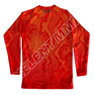 Jiu Jitsu เสื้อแรชการ์ดผ้าฝ้าย100% ระบายอากาศได้ดีแขนยาวสำหรับผู้ชายผู้ใหญ่ยืดหยุ่นได้ตามต้องการ - Product Image 5